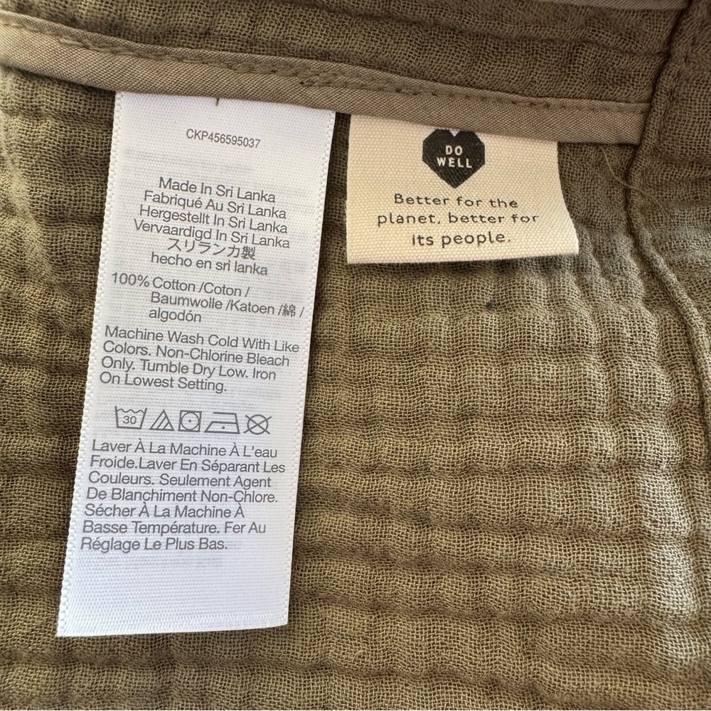 Madewell Lightspun Dorset Blazer Olive Green - Color: Distant Surplus - Picture 7 of 12